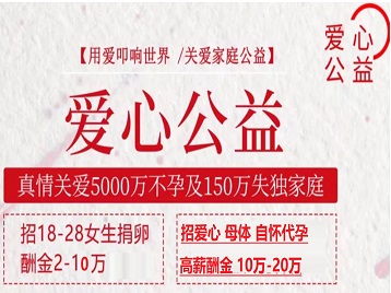 武强捐卵助孕生子 爱心志愿者招募